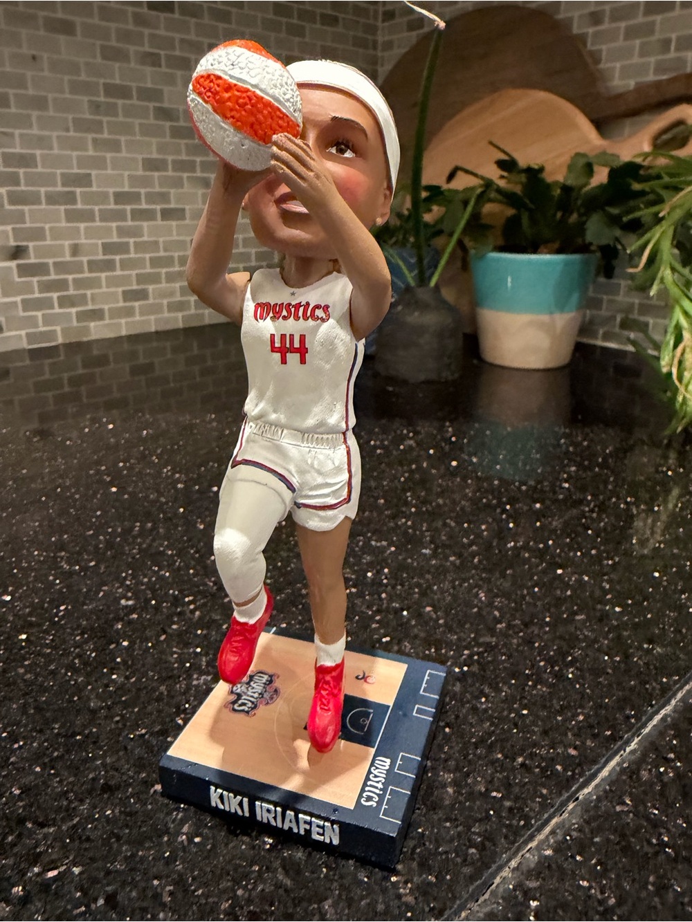 Kiki Iriafe Washington Mystics WNBA Collectible Bobblehead